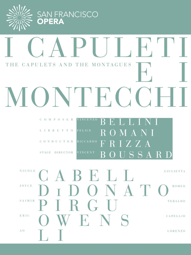 I Capuleti e I Montecchi  (San Francisco Opera Production) (DVD/Blu-ray)