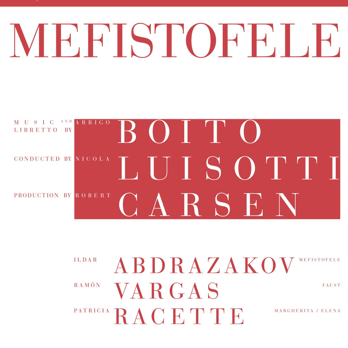 Amazon.com: Arrigo Boito: Mefistofele [DVD] : René Pape
